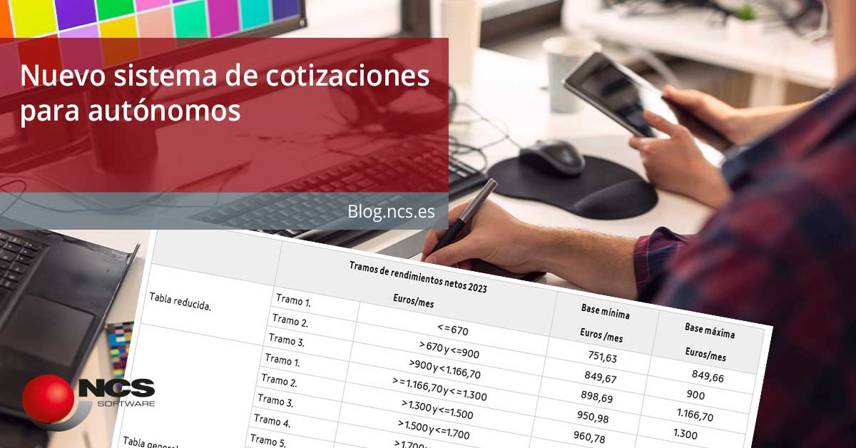 Nuevo Sistema De Cotización Para Autónomos - Blog NCS Software