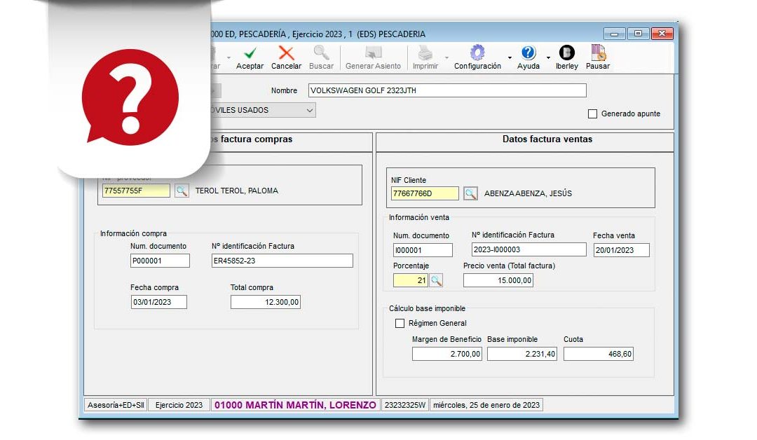 ¿Sabías que NCS Estimación Directa incorpora desde el ejercicio correspondiente a 2023 la posibilidad de gestionar el Régimen Especial de Bienes Usados?