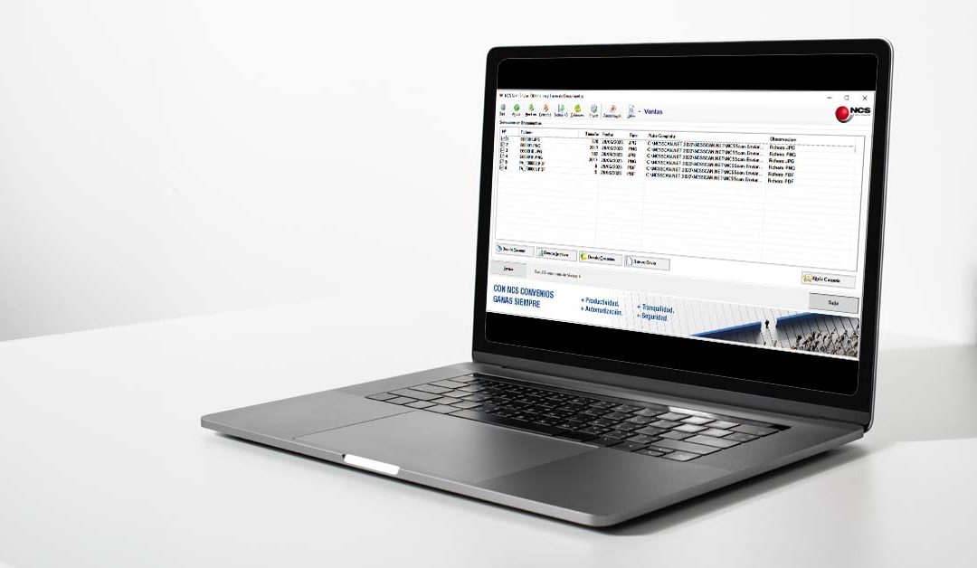 Automatización y gestión de documentos con NCS Scan Pro. Nueva opción «Enviar»