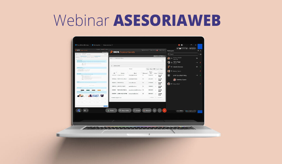 Descubre en este webinar la nueva opción de Asesoriaweb y comparte la contabilidad con tus clientes