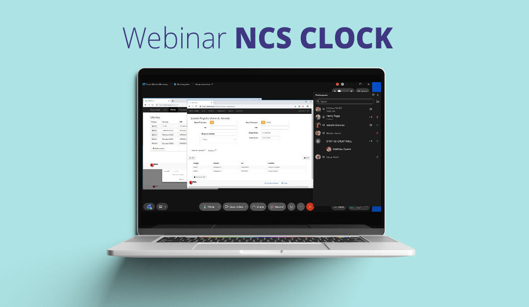 Control de Presencia Inteligente con NCS Clock y Nueva APP para Trabajadores. Nuevo webinar de NCS Clock