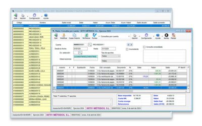 ¿Sabías que, desde la consulta de Balance en formato tabla, puedes acceder directamente al extracto contable de la cuenta que deseas revisar?