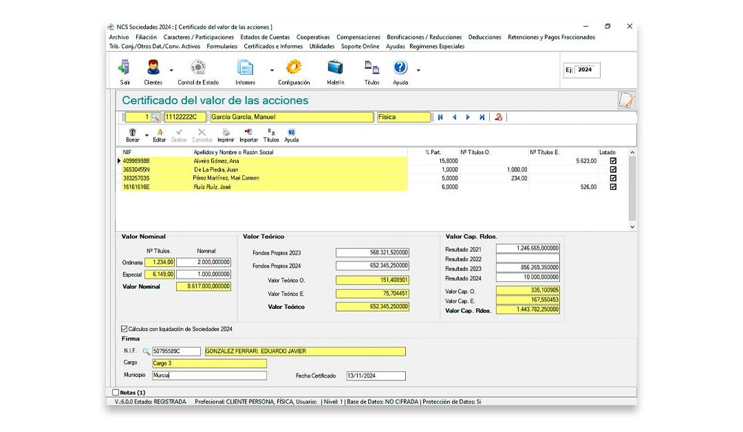 NCS Software publica la versión preliminar de NCS Sociedades para el estudio y cálculo del Impuesto sobre Sociedades del ejercicio 2024