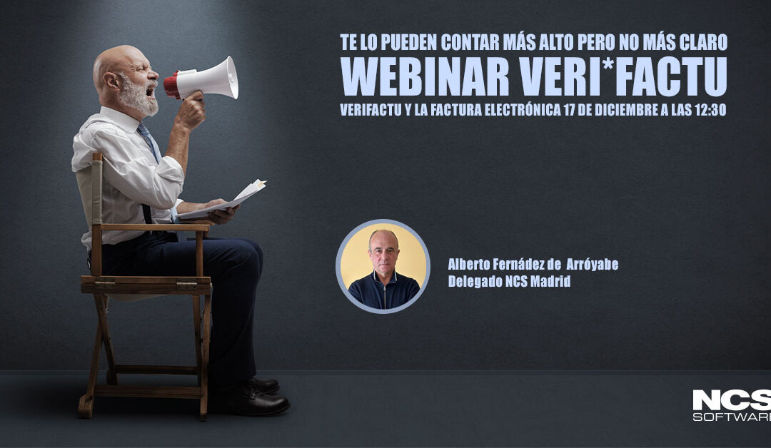 ¡Inscríbete en nuestro webinar gratuito! “Implicaciones de la implantación de Verifactu en los despachos profesionales y sus clientes”