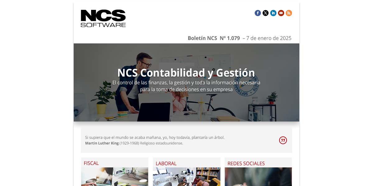 Boletín 1.079 Blog NCS Software