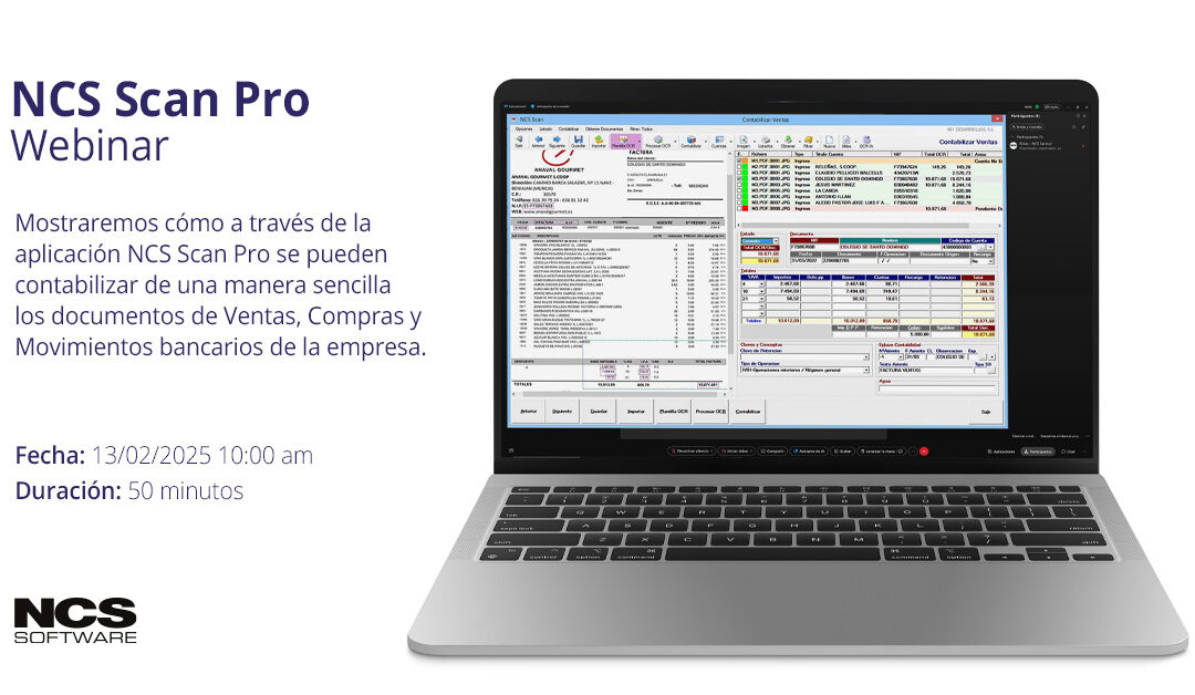 Descubre NCS Scan Pro en nuestro próximo webinar