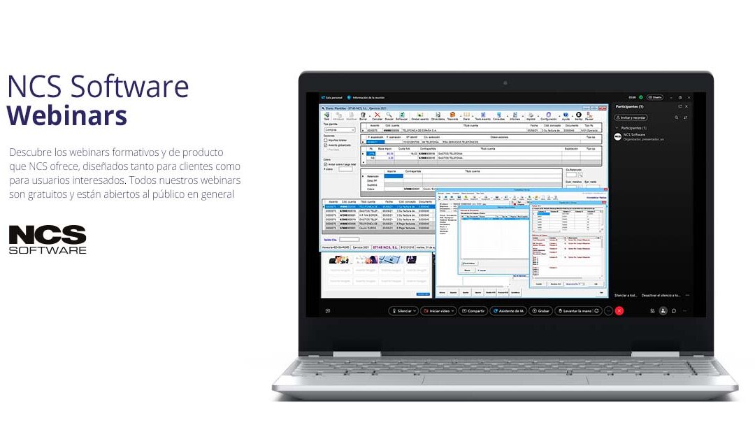 Descubre los webinars de NCS para marzo de 2025: Formación en Veri*Factu y productos especializados