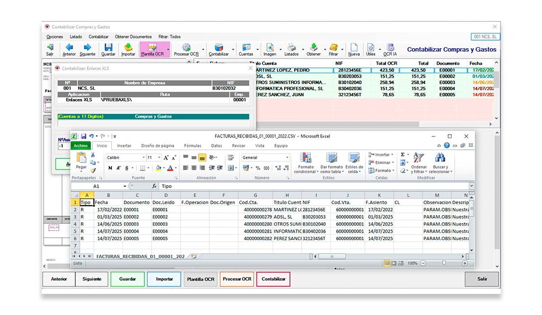 ¿Sabías que NCS Scan permite generar un fichero de exportación compatible con cualquier programa de contabilidad, incluso si no utilizas NCS Contabilidad?